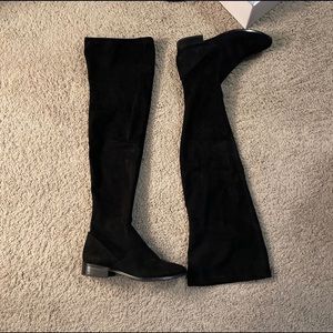 Aldo Black over the knee boots. Size 8